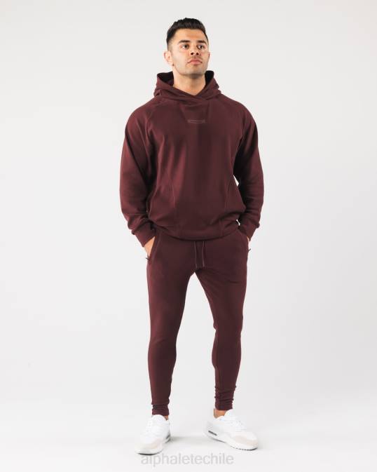 corredor de identidad hombres Alphalete 08R8725 ropa sangría roja