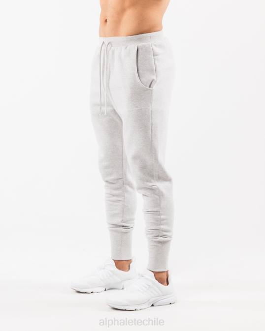 corredor del club de la academia hombres Alphalete 08R8714 ropa cuero gris