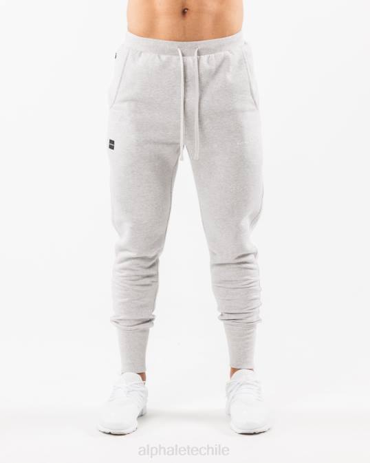 corredor del club de la academia hombres Alphalete 08R8714 ropa cuero gris