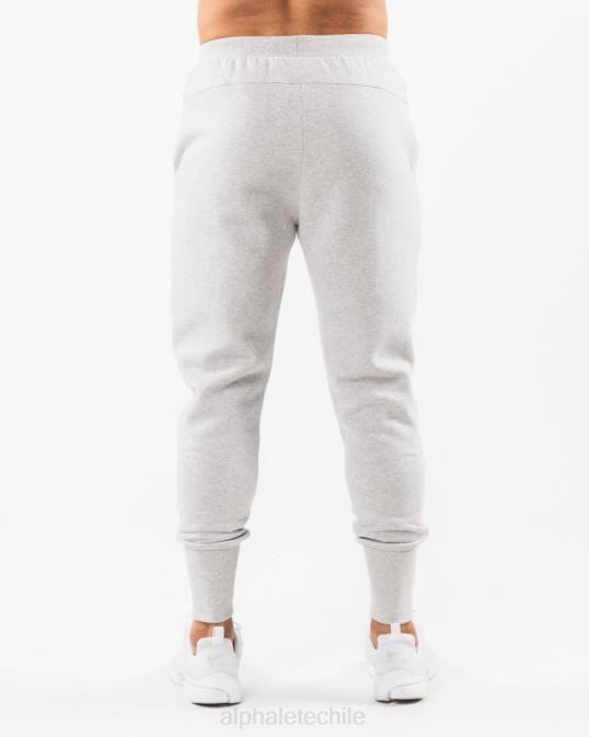 corredor del club de la academia hombres Alphalete 08R8714 ropa cuero gris