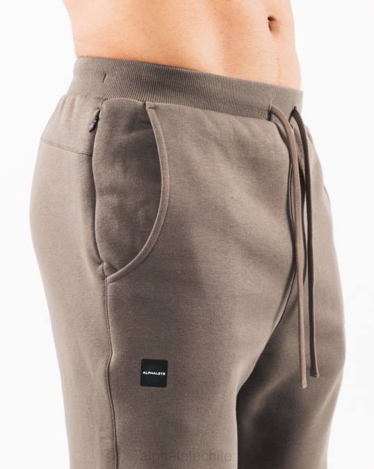 corredor del club de la academia hombres Alphalete 08R8716 ropa marrón desierto