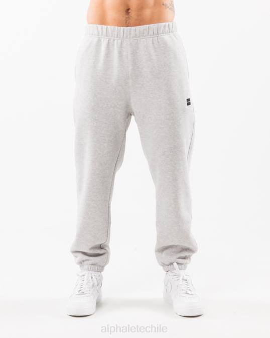 jogger relajado academia hombres Alphalete 08R8718 ropa cuero gris