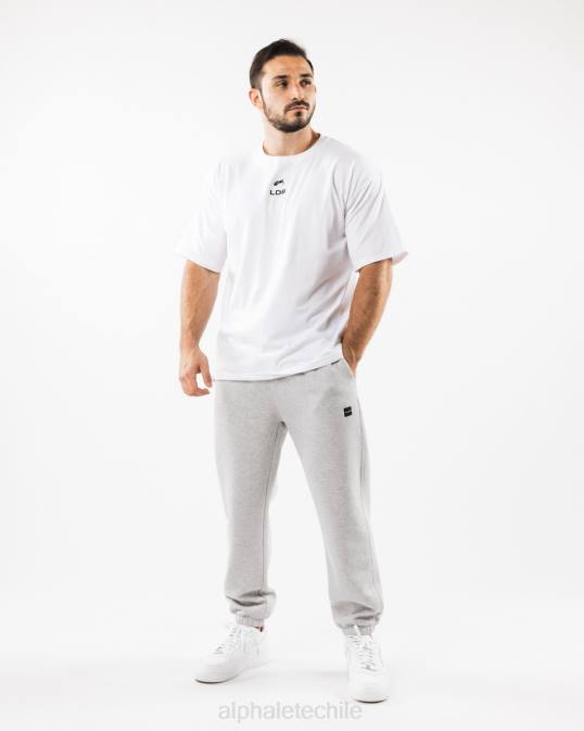 jogger relajado academia hombres Alphalete 08R8718 ropa cuero gris