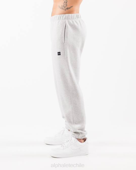jogger relajado academia hombres Alphalete 08R8718 ropa cuero gris