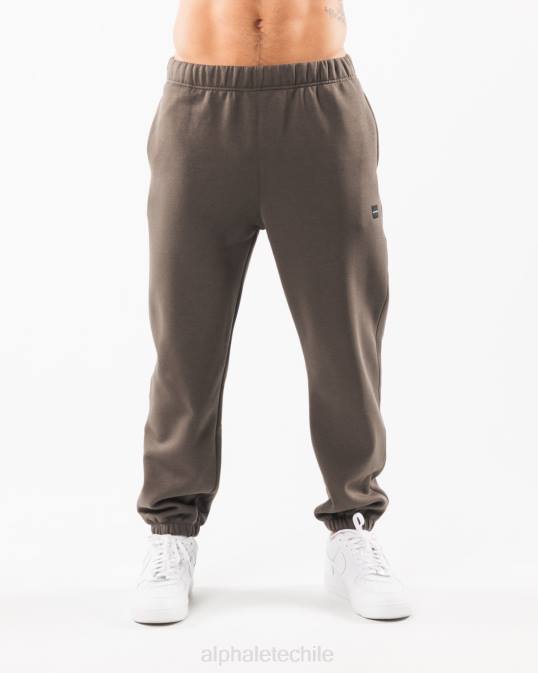 jogger relajado academia hombres Alphalete 08R8720 ropa marrón desierto
