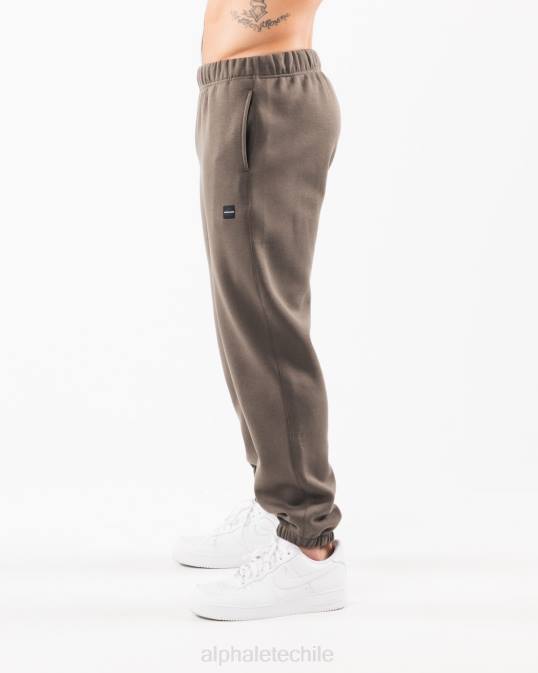 jogger relajado academia hombres Alphalete 08R8720 ropa marrón desierto