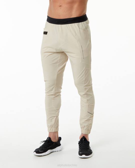 pantalón de estudio hombres Alphalete 08R8735 ropa marrón vainilla