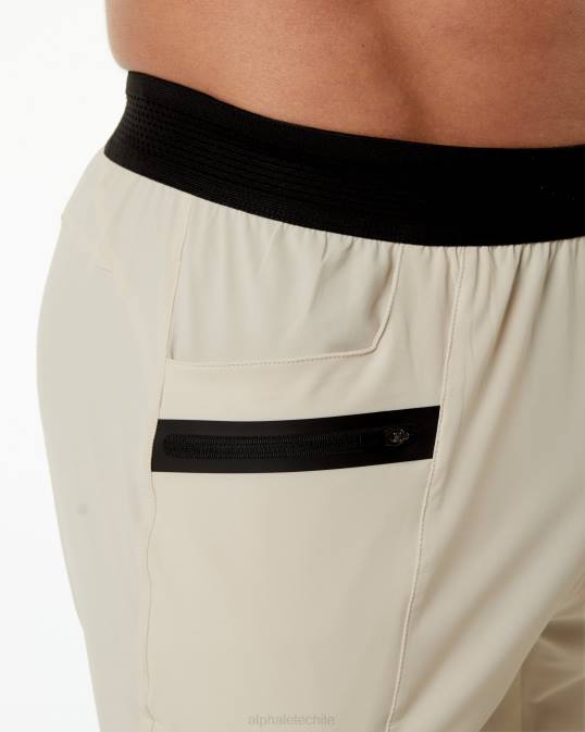pantalón de estudio hombres Alphalete 08R8735 ropa marrón vainilla