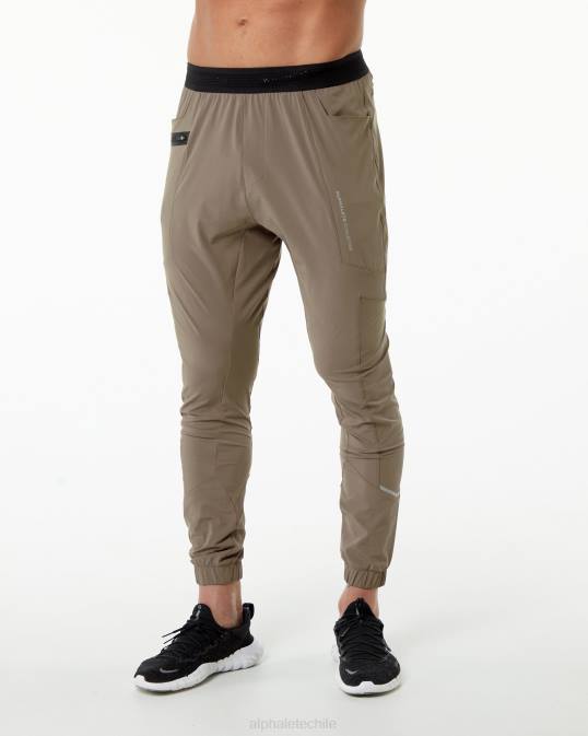 pantalón de estudio hombres Alphalete 08R8736 ropa marrón moca