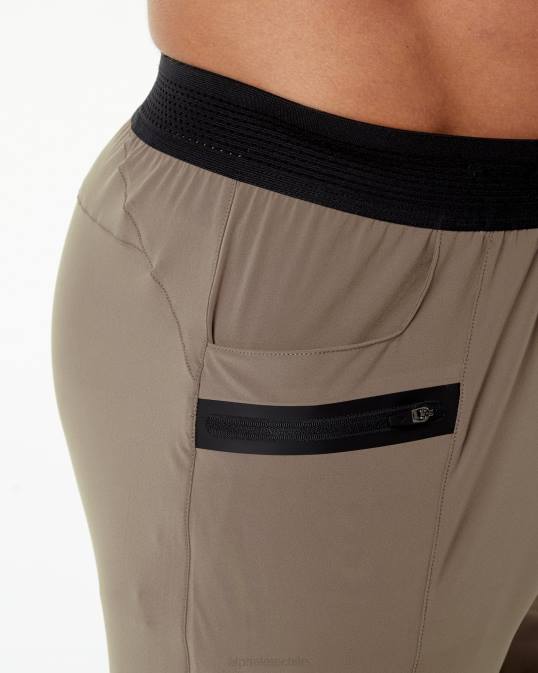 pantalón de estudio hombres Alphalete 08R8736 ropa marrón moca