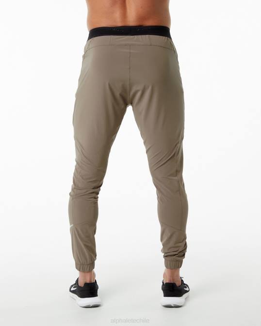 pantalón de estudio hombres Alphalete 08R8736 ropa marrón moca