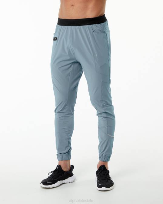 pantalón de estudio hombres Alphalete 08R8737 ropa niebla azul