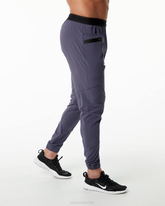 pantalón de estudio hombres Alphalete 08R8739 ropa morado apagado