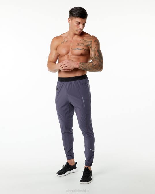 pantalón de estudio hombres Alphalete 08R8739 ropa morado apagado