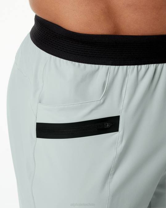 pantalón de estudio hombres Alphalete 08R8741 ropa gris ostra