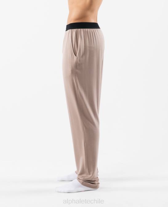 pantalón de salón hombres Alphalete 08R8712 ropa marrón moca