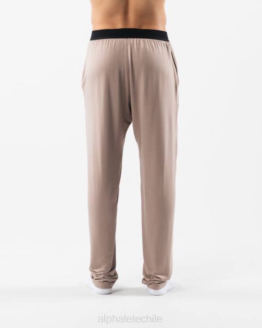 pantalón de salón hombres Alphalete 08R8712 ropa marrón moca