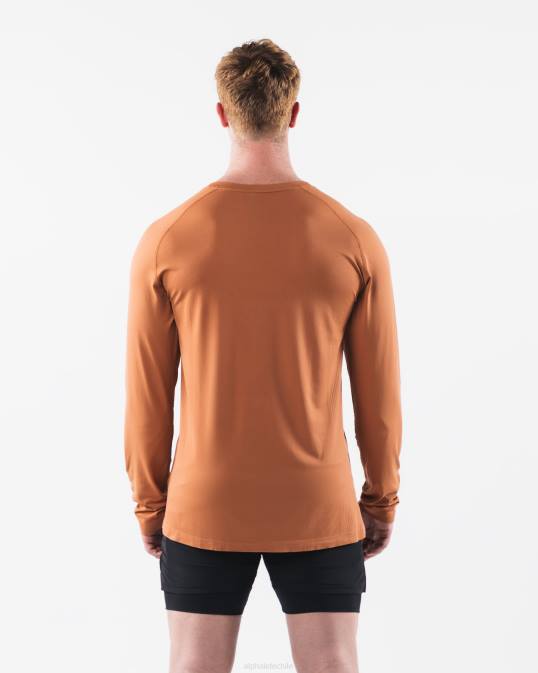 camiseta aa airtech ls hombres Alphalete 08R8513 ropa aleación naranja