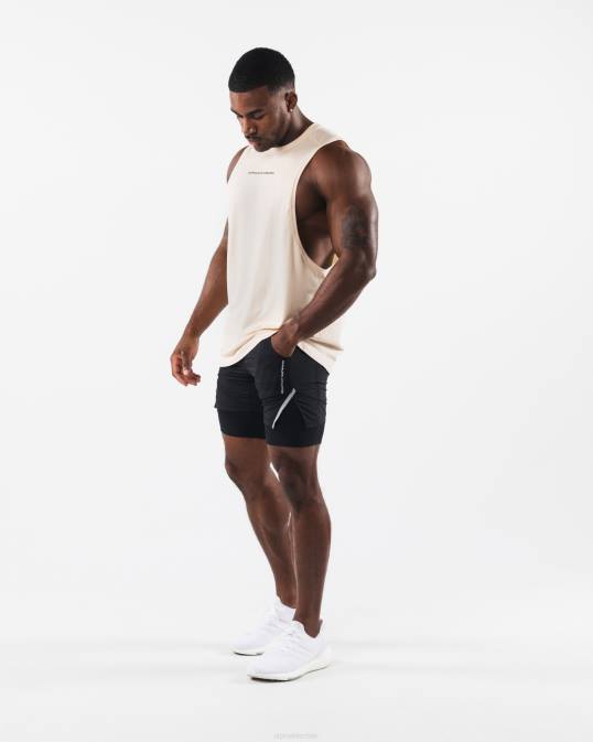 aa corte de airtech hombres Alphalete 08R8571 ropa marrón amarillento