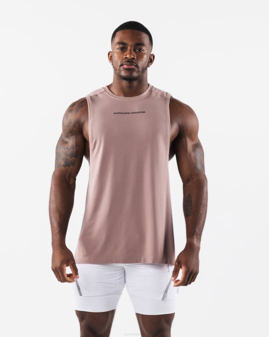 aa corte de airtech hombres Alphalete 08R8573 ropa marrón porcelana