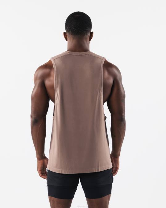 aa corte de airtech hombres Alphalete 08R8574 ropa marrón beige cremoso