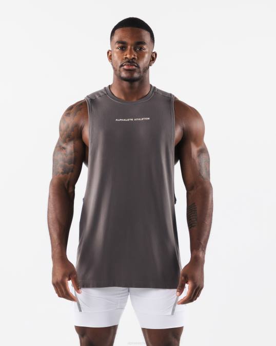 aa corte de airtech hombres Alphalete 08R8575 ropa gris cemento polvoriento