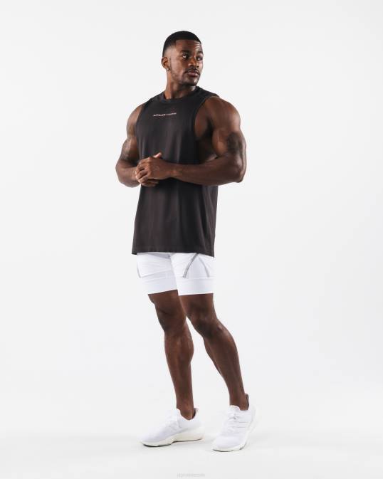 aa corte de airtech hombres Alphalete 08R8576 ropa marrón guijarro