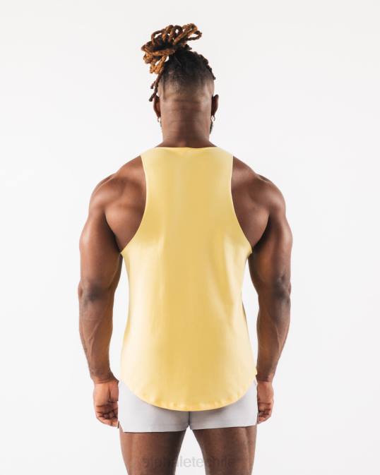 camiseta sin mangas con estampado de cachemira hombres Alphalete 08R8579 ropa amarillo