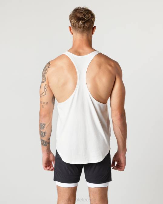 larguero con núcleo de algodón pesado hombres Alphalete 08R8594 ropa concha blanca