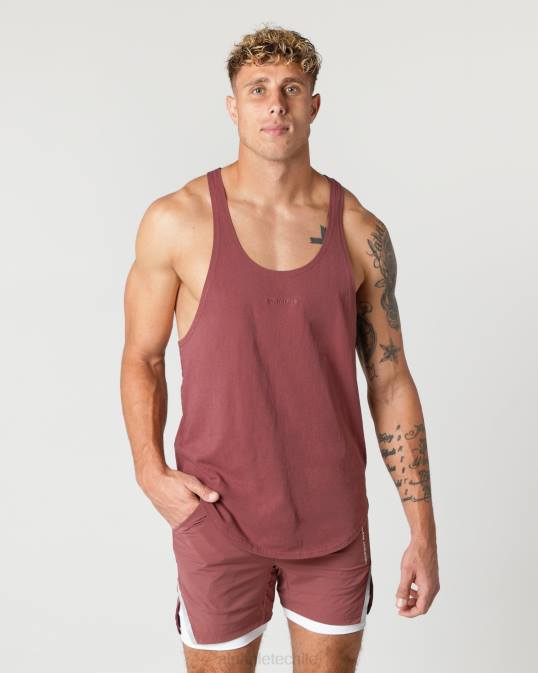 larguero con núcleo de algodón pesado hombres Alphalete 08R8595 ropa otoño rojo