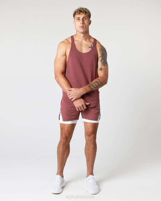 larguero con núcleo de algodón pesado hombres Alphalete 08R8595 ropa otoño rojo