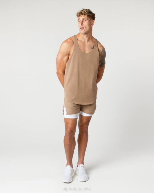 larguero con núcleo de algodón pesado hombres Alphalete 08R8596 ropa chai marrón