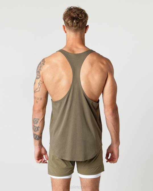 larguero con núcleo de algodón pesado hombres Alphalete 08R8597 ropa roble verde