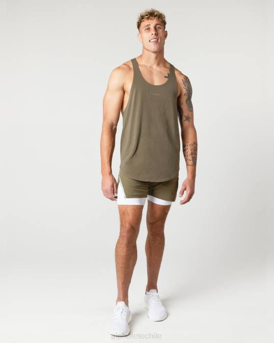 larguero con núcleo de algodón pesado hombres Alphalete 08R8597 ropa roble verde