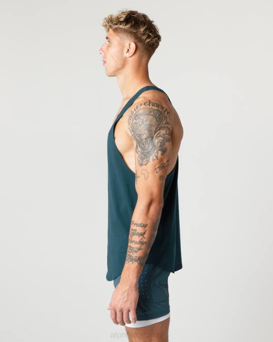 larguero con núcleo de algodón pesado hombres Alphalete 08R8598 ropa azul medianoche