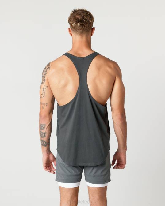larguero con núcleo de algodón pesado hombres Alphalete 08R8599 ropa gris sombra