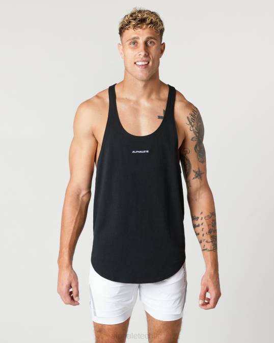 larguero con núcleo de algodón pesado hombres Alphalete 08R8600 ropa negro
