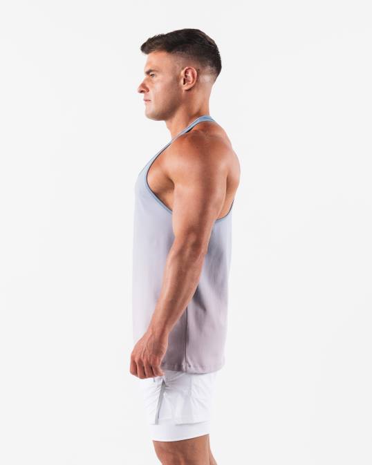 larguero de cabeza de lobo hombres Alphalete 08R8559 ropa agua tranquila gradiente azul