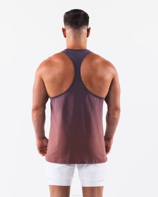 larguero de cabeza de lobo hombres Alphalete 08R8560 ropa rosa polvorienta degradado púrpura