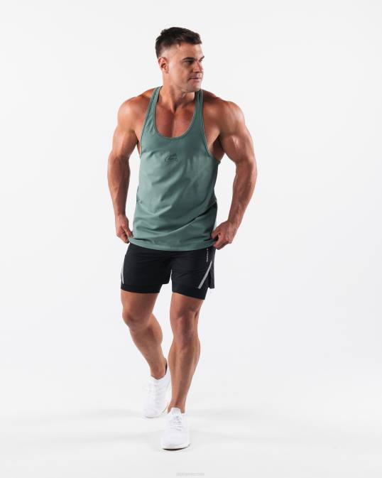 larguero de cabeza de lobo hombres Alphalete 08R8561 ropa verde salvia