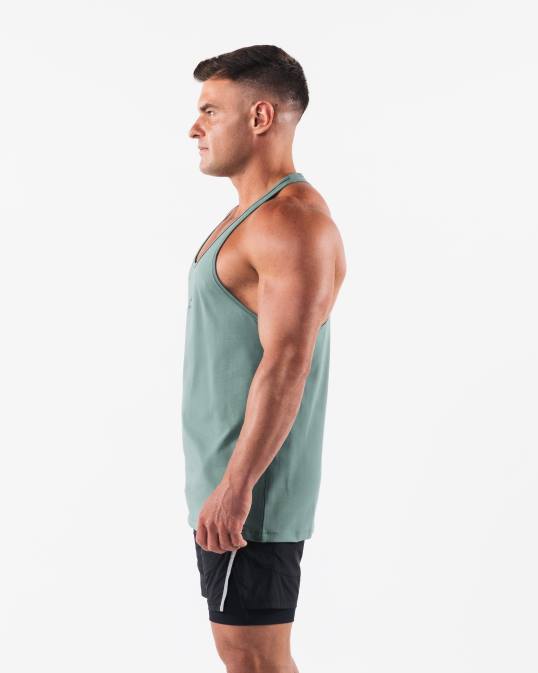 larguero de cabeza de lobo hombres Alphalete 08R8561 ropa verde salvia