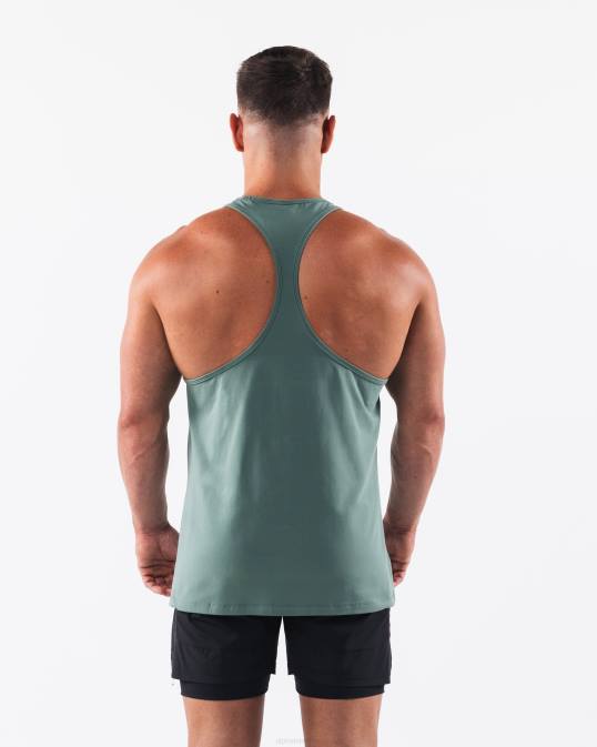 larguero de cabeza de lobo hombres Alphalete 08R8561 ropa verde salvia