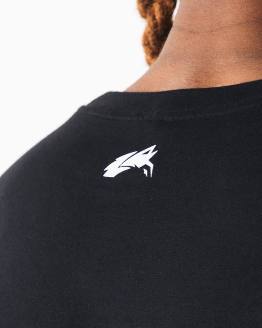 tanque muscular de cabeza de lobo cepillado hombres Alphalete 08R8587 ropa negro