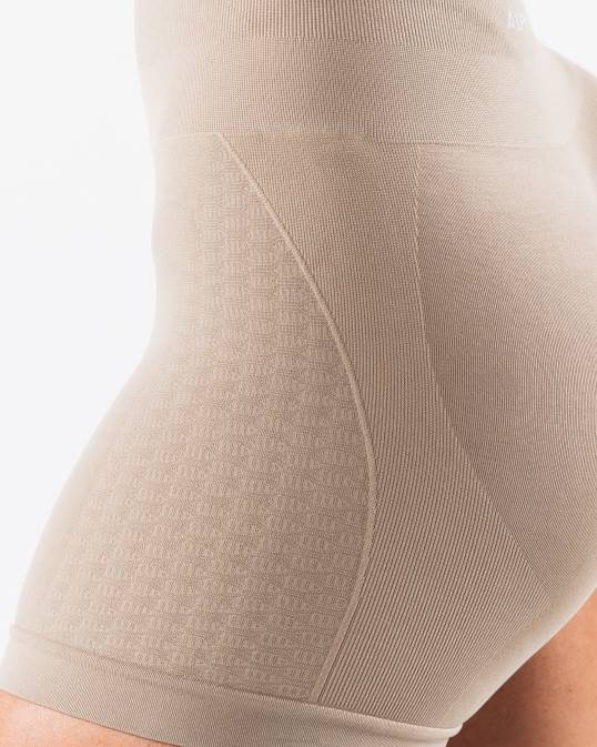 amplificar contorno corto 5" mujer Alphalete 08R8292 ropa gran central marrón