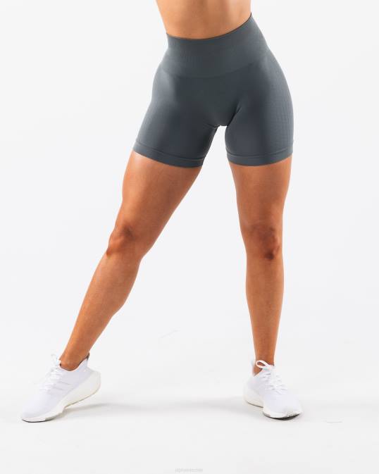 amplificar contorno corto 5" mujer Alphalete 08R8293 ropa rascacielos gris