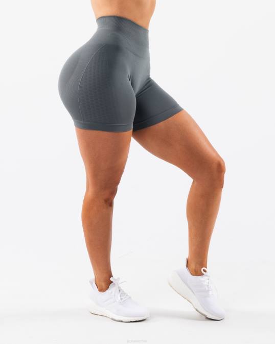 amplificar contorno corto 5" mujer Alphalete 08R8293 ropa rascacielos gris
