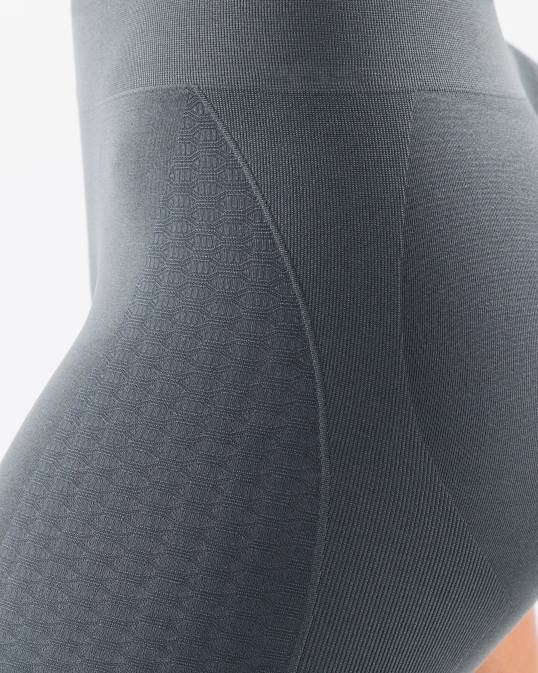 amplificar contorno corto 5" mujer Alphalete 08R8293 ropa rascacielos gris
