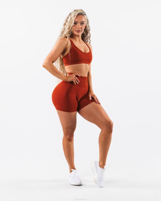 amplificar contorno corto 5" mujer Alphalete 08R8295 ropa Times Square rojo