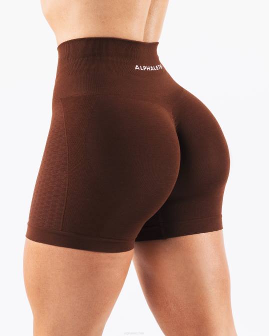 amplificar contorno corto 5" mujer Alphalete 08R8297 ropa marrón manhattan
