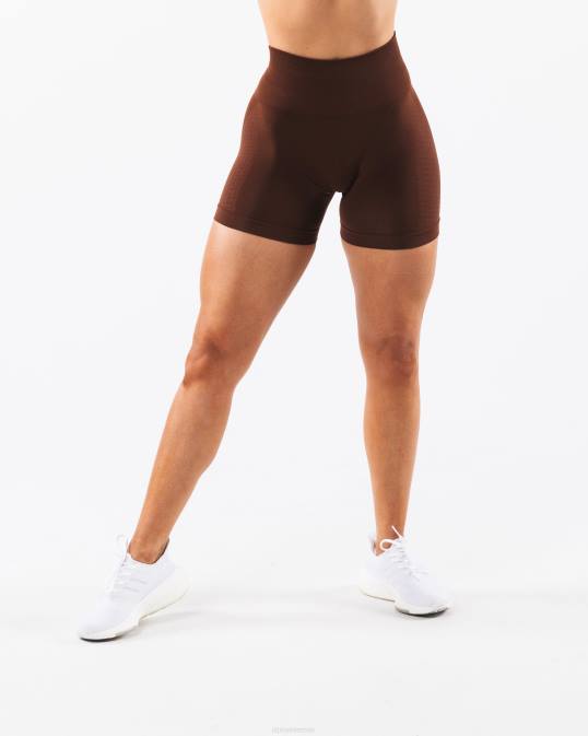 amplificar contorno corto 5" mujer Alphalete 08R8297 ropa marrón manhattan